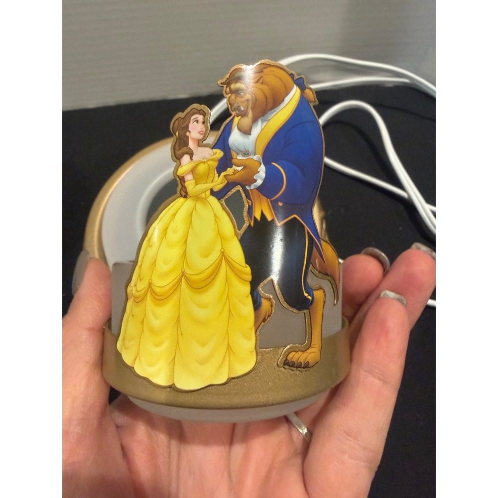 Scentsy Disney Beauty & the Beast Ceramic Electric Wax Warmer Gold Base - Picture 11 of 15